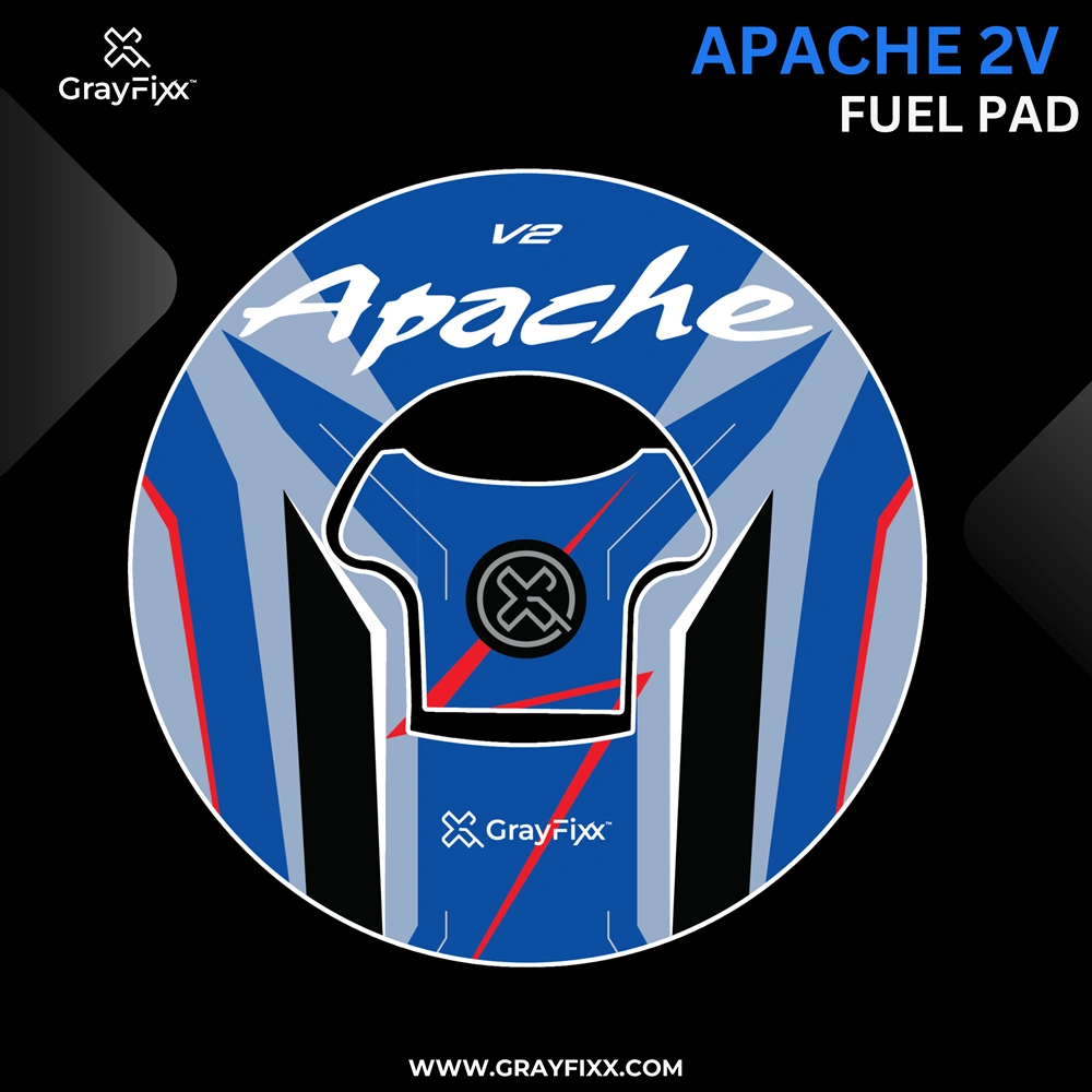 Apache RTR 2V Fuel Pad | Premium 3D Gel Fuel Pad, Pack of 1